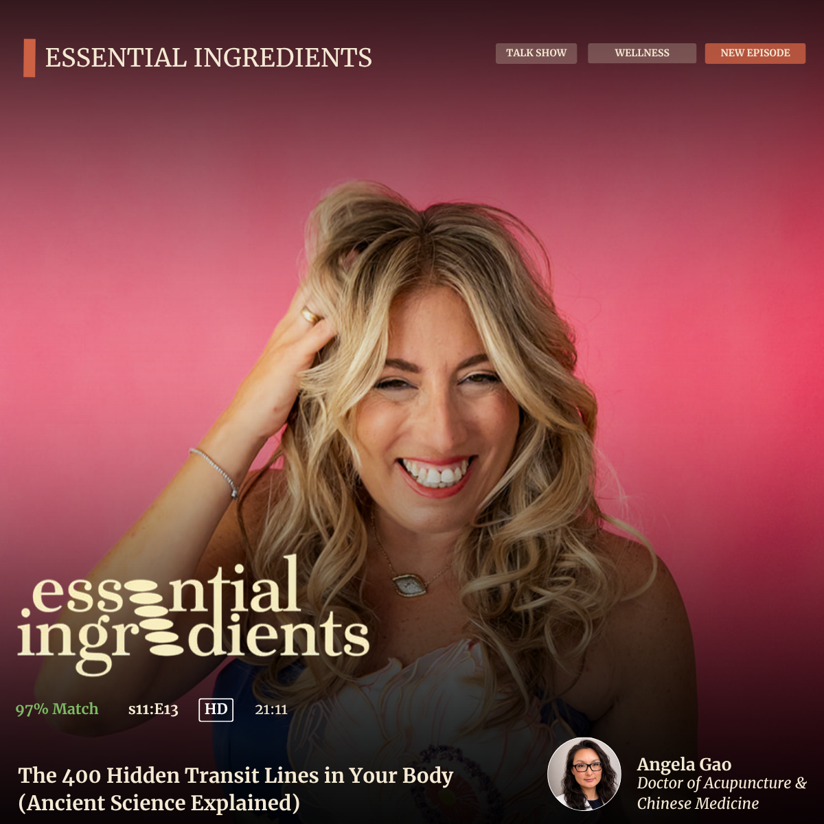 Dr. Angela Gao, Essential Ingredients S11 · E13
