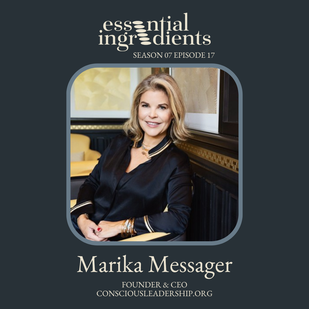 Marika Messager, Essential Ingredients S7 · E17